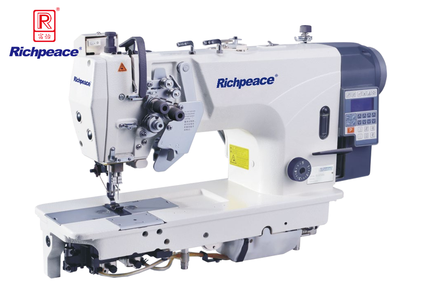 富怡微油雙針直驅(qū)式自動切線角縫機 