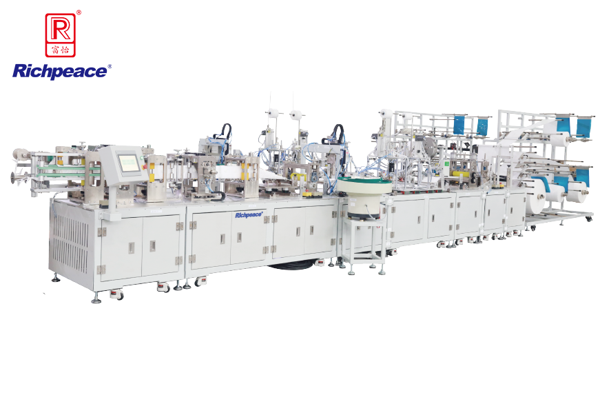 富怡全自動折疊口罩啟停型生產線 （焊耳帶)